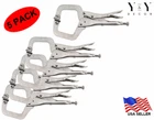11" Locking Pliers 5PC Set With Swivel Pads Welding Vise Clamps Holding New. Price: $24.99.