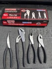 Sears Craftsman Usa 4PC Pliers Set 45411 Arc Diagonal Long Nose Slip Joint New. Price: $129.00.
