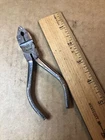 Vintage Oxwall 4-1/2" Long Lineman Pliers W/side Cutters Knurled Handles Japan Used. Price: $12.99.