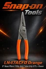 Snap Tools 9" Nose Pliers 3 Slip Joint Talon Grip 57% More Power Orange! New. Price: $83.45.
