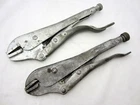 Vintage Husky & Knu-vise 9" Straight Jaw Locking Pliers VW-10 5472 Made Usa Used. Price: $36.95.