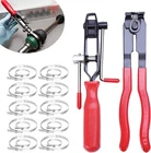 2PCS Cv Boot Clamp Pliers Set With 20PCS Crimp Bands Joint Red,as Shown New. Price: $30.54.