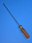 Mac Tools SDC10 Red Handle Flat Tip Slotted Straight Blade Screwdriver Used. Price: $19.99.