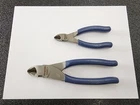 Snap-on Tools Usa New 2PC Power Blue 7" & 5" Vector Edge Diagonal Cutters Set. Price: $149.95.