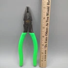 7 Inch Mac Tools Lineman's Pliers, Neon Green Grip P301832G New. Price: $46.00.
