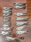 Vise-grip 17 Pc Locking Pliers Tool Lot Petersen/ Craftsman PRE-0WNED Usa Used. Price: $135.00.