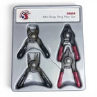Matco Tools Mini Snap Ring Plier Set 4PC Original Tray Red & Black Handle Used. Price: $49.99.