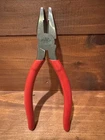 Mac Tools P301830 Lineman Pliers Cutter 6.5 Red Handle Used. Price: $24.95.