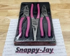 Snap-on Tools Usa New 3PC Electric Pink 8 Slip Joint Pliers Set PL347ACFEP. Price: $324.95.
