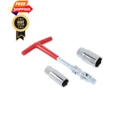 Gzztores Spark Plug Socket Wrench T-handle 5/8 Inch (16MM) 13/16 Red New. Price: $14.99.