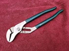 Diamond HL110P Slip Joint Pliers W/green Grips, Horseshoe Logo. 10" Long Used. Price: $17.99.