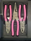 New Snap-on Tools Usa PL347ACFEP 3PC Pink 8 Talon Grip Slip-joint Pliers Set Used. Price: $260.00.