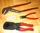 Snap-on & Blue-point Tools 3 Piece Multi Cutter 16 Adjustable Jaw Diagonal Used. Price: $120.00.