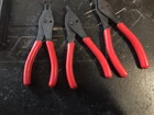 Snap On 3PC Ring Plier Set (SRPC3890, SRPC3800, SRPC7000 Used. Price: $45.00.