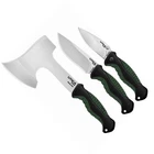 Utica Black Campsite Knife Combo Pack / Hatchet & Folding 91-1703CP New. Price: $144.90.