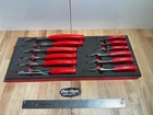 Snap-on Tools Usa Red 12PC Master Slip Joint Pliers Foam Set PLSJ1200FR Used. Price: $940.00.