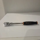 Snap Tools 1/4" Soft Grip Long Handle Flex-head Ratchet Orange Used. Price: $150.00.