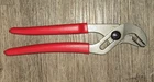 Snap-on Tools Usa New Red 9" Adjustable Joint Interlocking Channel Pliers 91ACP. Price: $59.99.