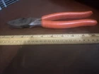 Klein Tools Linesman Pliers D213-9NE, Orange Handle, Made Usa Used. Price: $19.95.