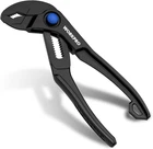 Workpro Mini Water Pump Pliers, 4-INCH Groove Joint Fast Adjustable Tong New. Price: $32.99.