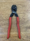 Knipex 71 31 Cable Cutters 200MM Red Handles 3.6MM Piano Wire Used. Price: $35.00.