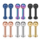 12PCS 14G Surgical Steel Labret Monroe Lip Tragus Helix Earring Stud Pie... New. Price: $16.19.