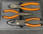 Snap-on 47CP 87ACP 96ACP Slip-joint Pliers Cutter Orange Grip Set Vintage Used. Price: $190.00.