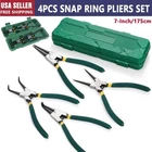 4PC 7" Circlip Snap Ring Portable Internal External Retaining New. Price: $10.99.