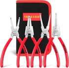 Tooleague 4 Pcs Snap Ring Set, Circlip Pliers, 9 Inches, Red ... New. Price: $43.99.