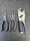 3PC Sears Craftsman Usa Ugly Nos Plier Lot 45755 45750 45603 Locking Laminated Open. Price: $22.00.