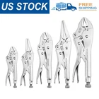 Workpro 5-PIECE Locking Pliers Set Vice Grips W/chrome-vanadium Steel Tool New. Price: $21.99.