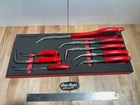Snap-on Tools Usa New Red 8PC Master Bent Needle Nose Pliers Foam Set PLBN800FR. Price: $950.00.