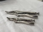 Vintage Vise Grip 6BN & 9BN Bent Needle Nose Locking Plier Dewitt Made Usa Used. Price: $166.00.