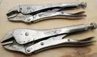 Vintage Petersen Dewitt Vise Grips Set Wr & 10R Locking Pliers Made Usa Used. Price: $29.95.