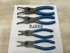 Snap-on Tools Usa New 4PC Pearl Blue Soft Grip Ring Pliers Lot Set. Price: $149.95.