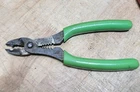 Snap On 7" Wire Stripper/cutter/crimper (12-20 Awg) Green Used. Price: $74.00.
