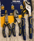 Irwin Vise-grip Pliers Set 3PC 6" 10" Protouch Blue/yellow New. Price: $25.00.