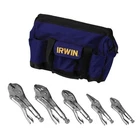 Irwin Vise-grip 5-PIECE Locking Pliers Set Bag 2077704 New. Price: $80.00.