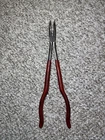 Snap-on Tools Usa 415CP 15" Extra Long Neck 35 Bent Needle Nose Pliers Red Grip Used. Price: $64.99.
