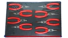 New Snap-on PLP800A 8-PIECE Red Precision Plier Kit In Foam Holder Organizer. Price: $574.99.