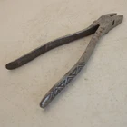 Vtg Craftsman Vanadium 6 Diagonal Side Cutters C-circle. Diamond Pattern Handle Used. Price: $13.41.