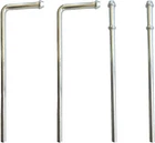 Haoxaoon 4 Pcs Exhaust Hanger Rods Weld On,universal USE,2 Straight 9.7"... New. Price: $18.09.
