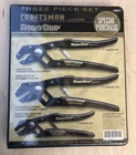 Craftsman No. 9 45017 Robo Grip Three Piece Set The Original Case Used. Price: $79.99.