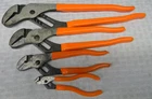 Cornwell Tools 4PC Orange Grips Tongue & Groove Plier Set #ZZCCL4TGS Made In Usa Used. Price: $109.99.