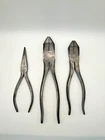 Rare Vintage 1961,1962,1963 Klien Tools Linemans Pliers/needle Nose 8-1/2",7",6" Used. Price: $90.00.