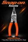 Snap Tools 7" Nose Pliers 3 Slip Joint Talon Grip 57% More Power Orange! New. Price: $74.95.