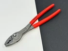 New Knipex 10 In. Red Steel Twingrip Slip Joint Pliers. Price: $57.99.