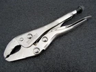 Vintage Wizard Loc-grip H1208 Thin Curved Jaw 7" Locking Pliers Used. Price: $24.95.
