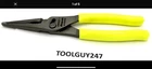 Snap LN47ACF Hv Hi Viz Yellow 9" Talon Grip Lg Nose Slip Joint Pliers New. Price: $89.95.