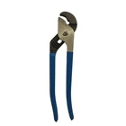10 Inch Adjustable Water Pump Pliers Blue Handle Steel Tool Grooved Jaw Used. Price: $5.99.